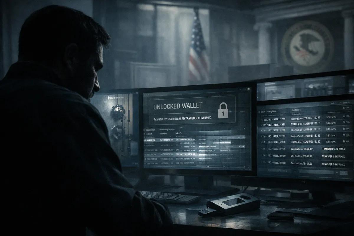 Hur sonen till en USMS-entreprenör stal kryptovaluta från den amerikanska regeringen i flera år