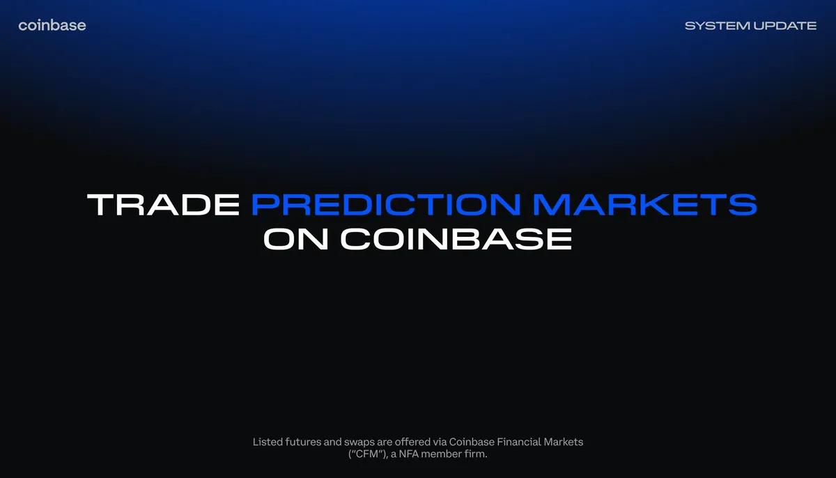 Coinbase lanserar sin egen förutsägelsemarknad