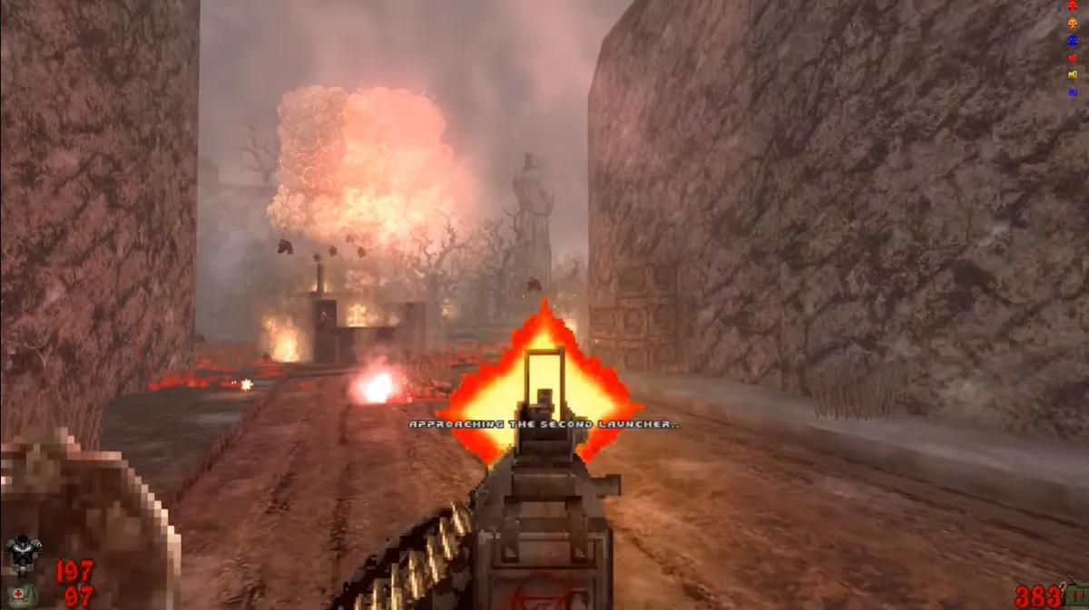 Den knasiga förhistorien till en DOOM 2-mod om ett ondskefullt heligt krig är äntligen här