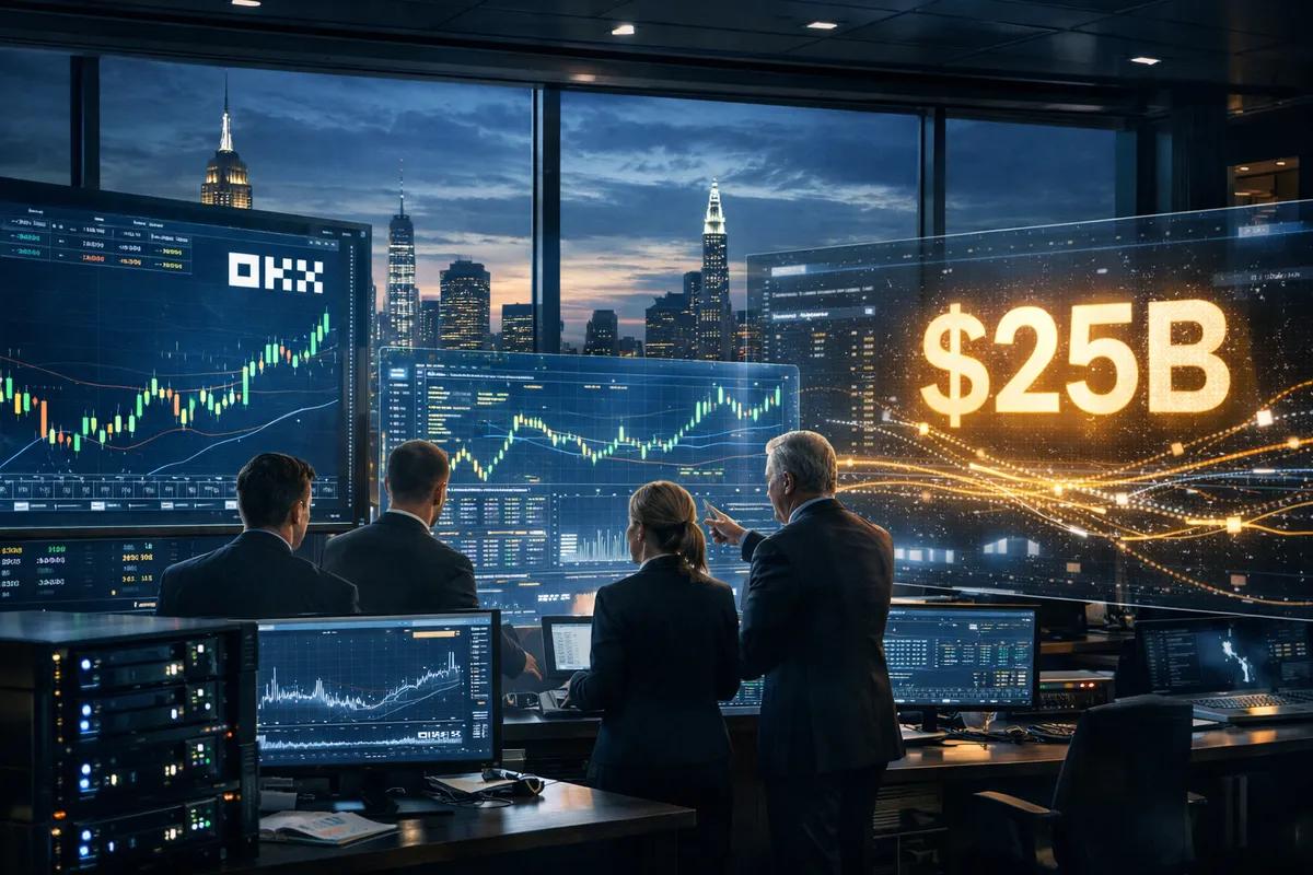 ICE investerar i OKX och värderar det till 25 miljarder dollar