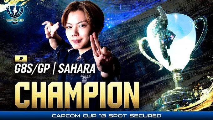 Sahara blev vinnare av Capcom Cup 12 och vann 1 miljon dollar
