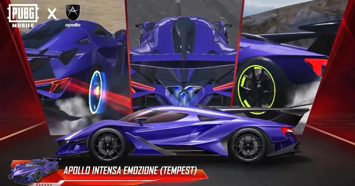 PUBG Mobile x Apollo Automobil ger exklusiva hyperbilar till spelet i mars