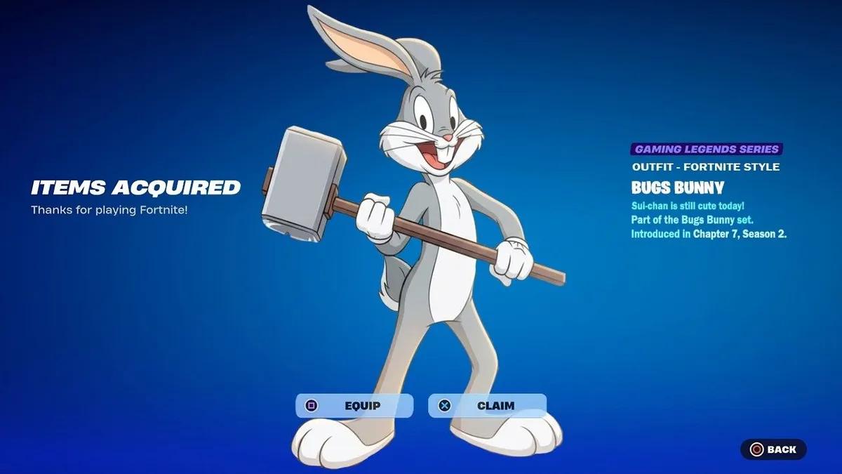 Fortnite lägger till Bugs Bunny-skin – så här låser du upp det