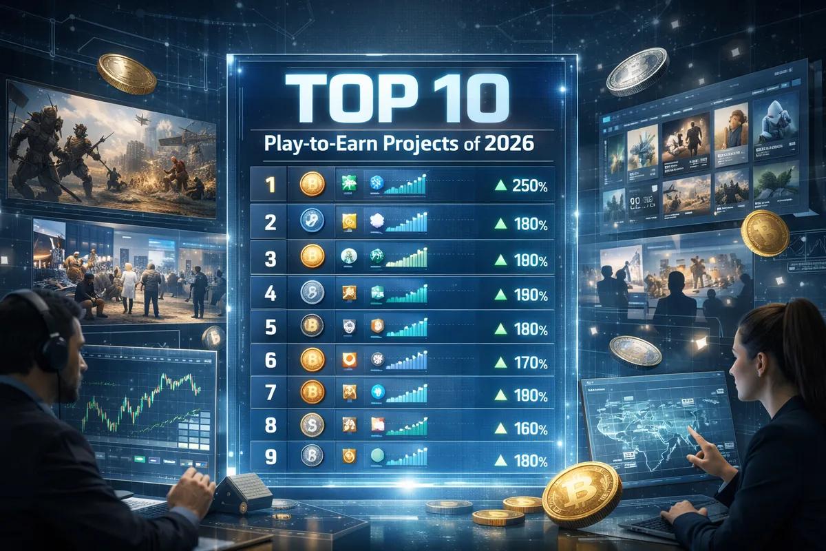 Topp-10 Play-to-Earn-projekt 2026