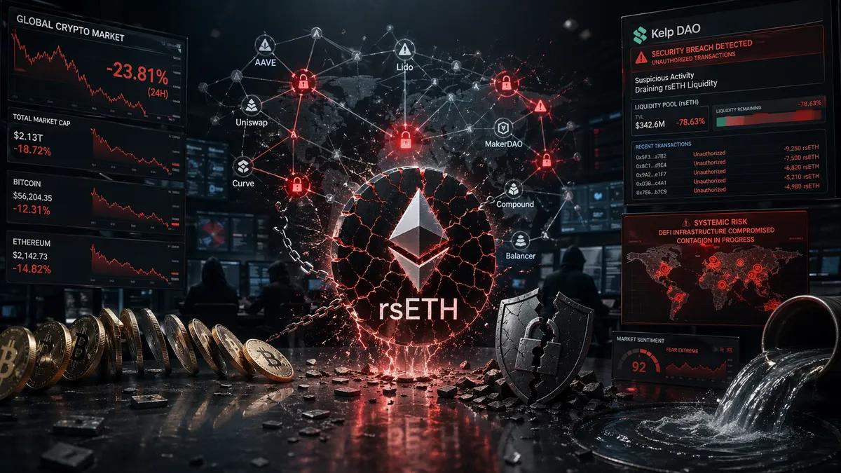 Hela kryptomarknaden är hotad! rsETH Kelp DAO-hacket eskalerar till en systemisk DeFi-kris