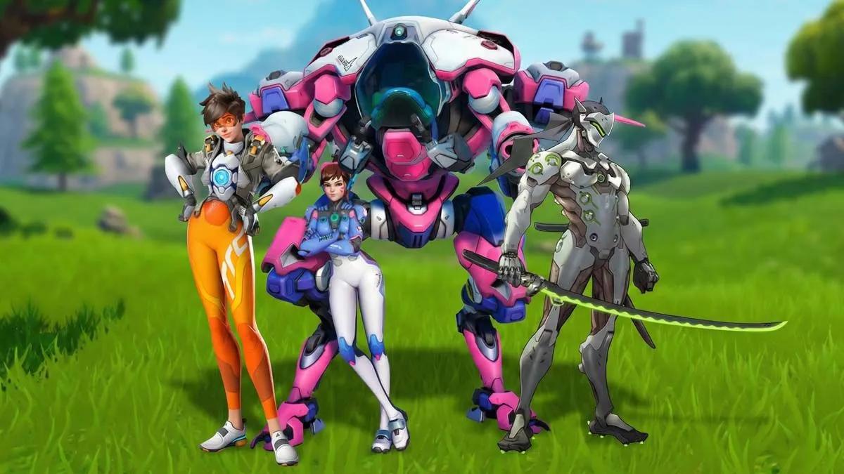 Teasing till Fortnite x Overwatch Crossover — Klassiska kartor kan dyka upp på ön