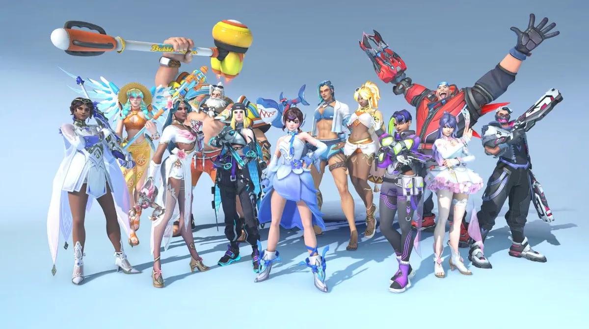 Overwatch Survey avslöjar nya hudkoncept - från stridshajar till helvetescyklister