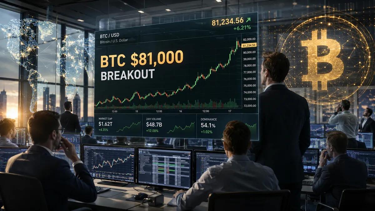 Kryptomarknaden i maj 2026: Bitcoin bryter 81 000 dollar