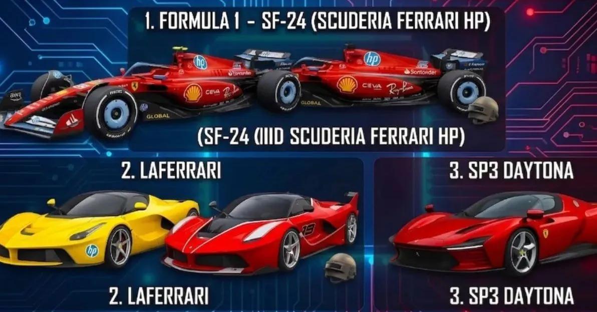 PUBG Mobile avslöjar kommande Ferrari-samarbete