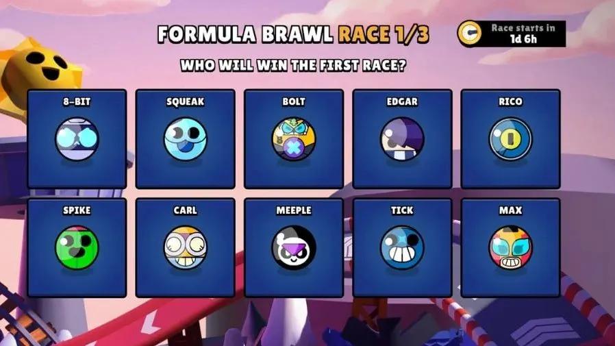 Brawl Stars lanserar Formula Brawl-evenemang inför Bolts ankomst