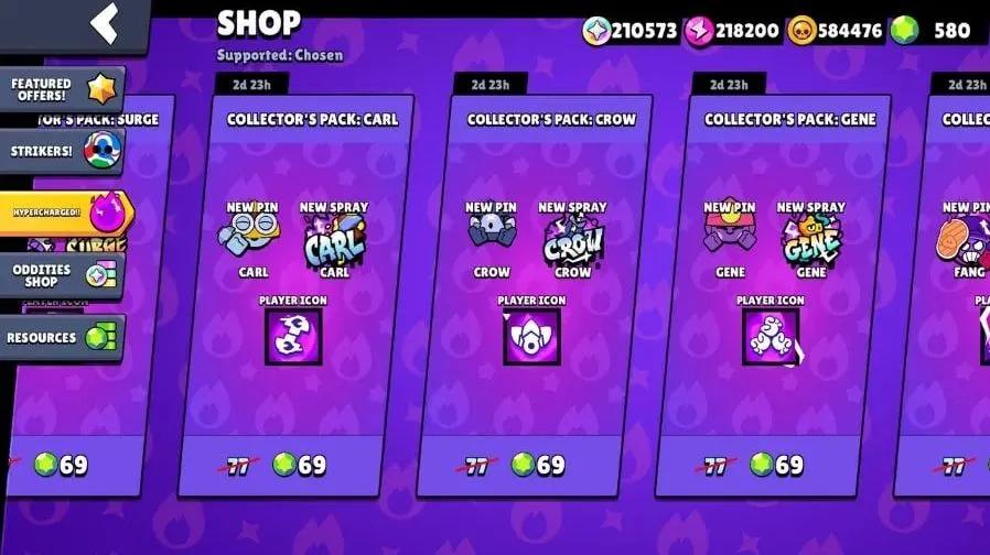 Brawl Stars Hypercharge Cosmetics återvänder äntligen