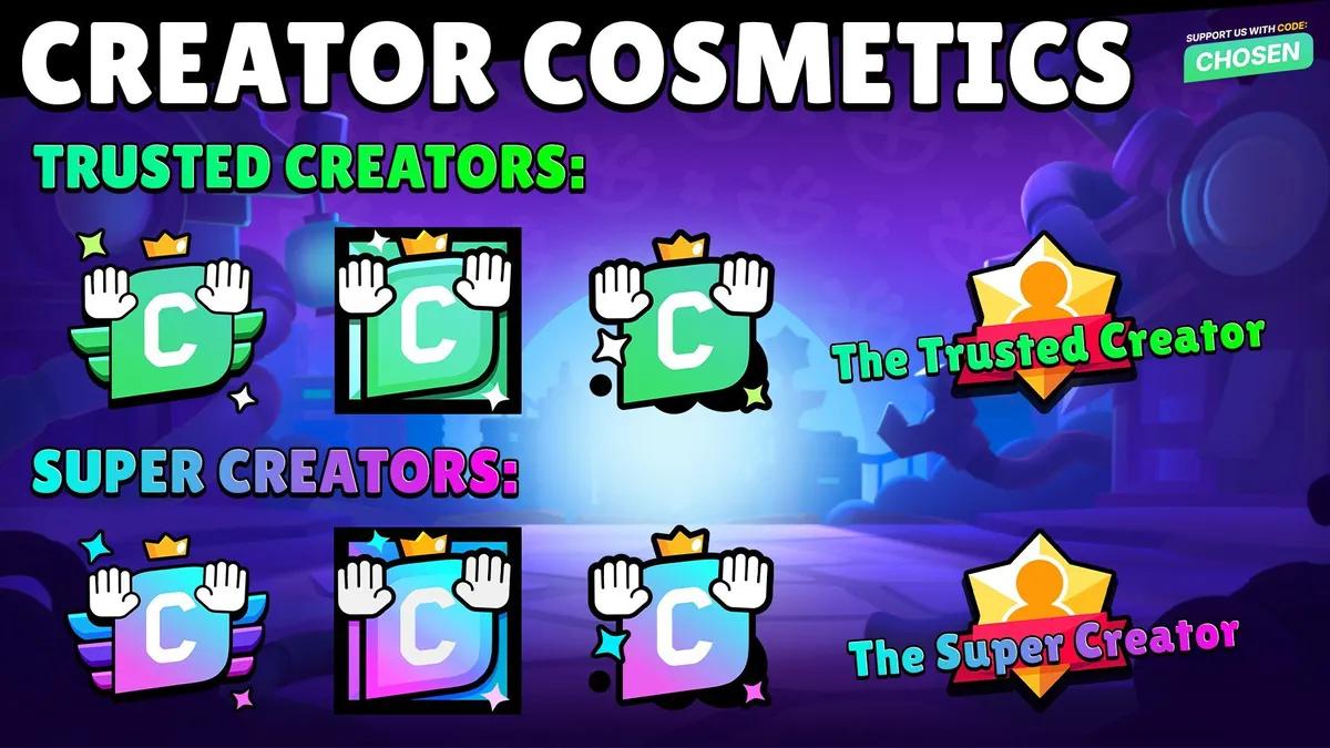 Brawl Stars-uppdatering 68 lägger till skaparmärken och nya kosmetiska element