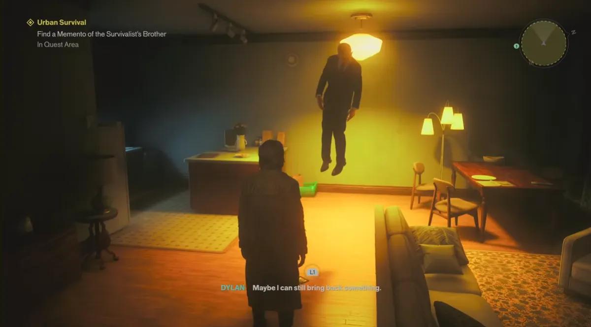 Kontroll Resonant Urban Survival Walkthrough: Olivia, mormor och brodern