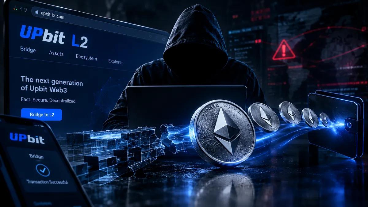 Bedragare byggde en falsk Upbit L2 och stal 2 miljoner dollar i ETH