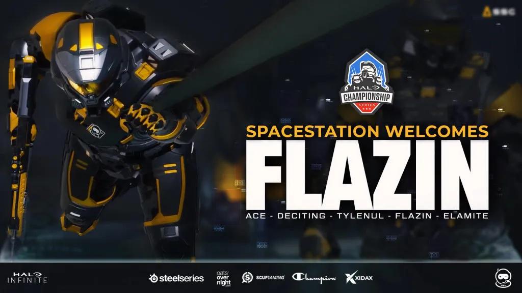 Flazin blev den fjärde spelaren Spacestation Gaming