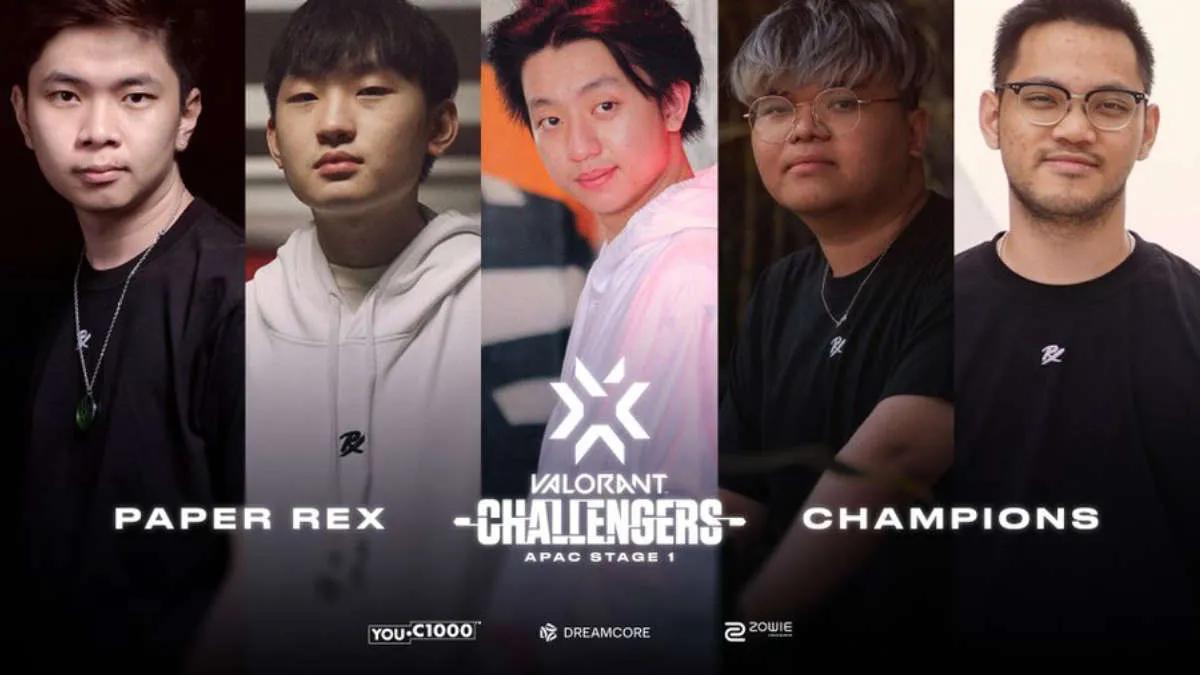 Paper Rex vann VALORANT Champions Tour 2022: APAC Stage 1 Challengers