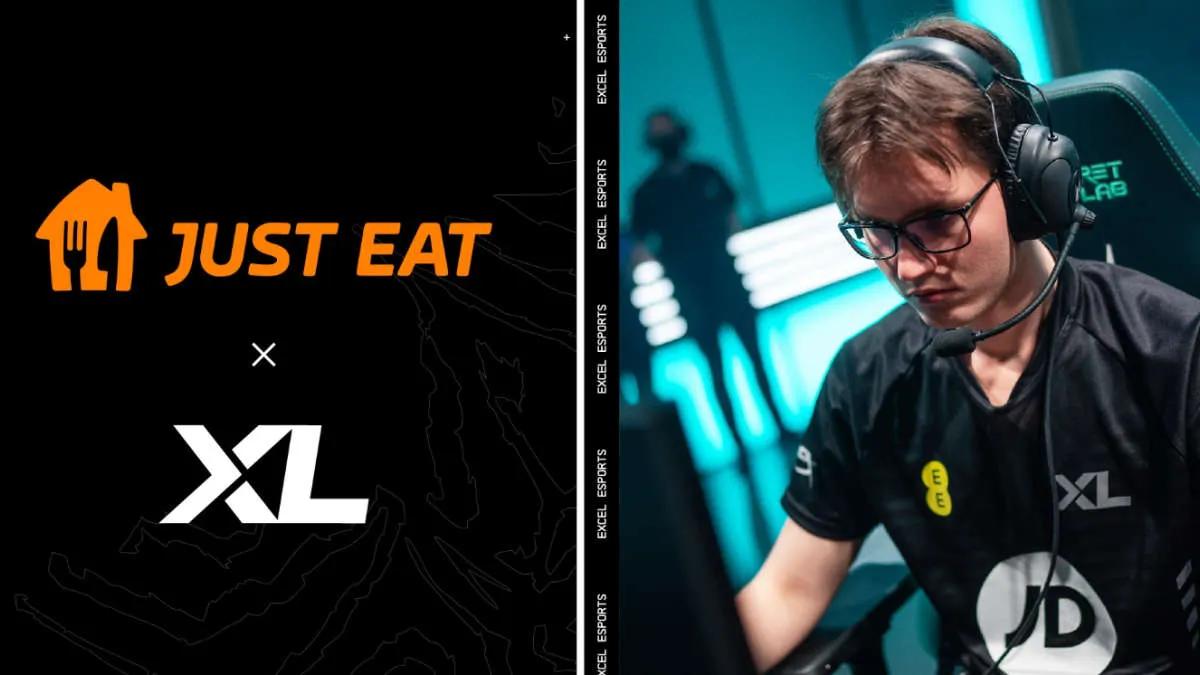 EXCEL ESPORTS samarbetar med Just Eat