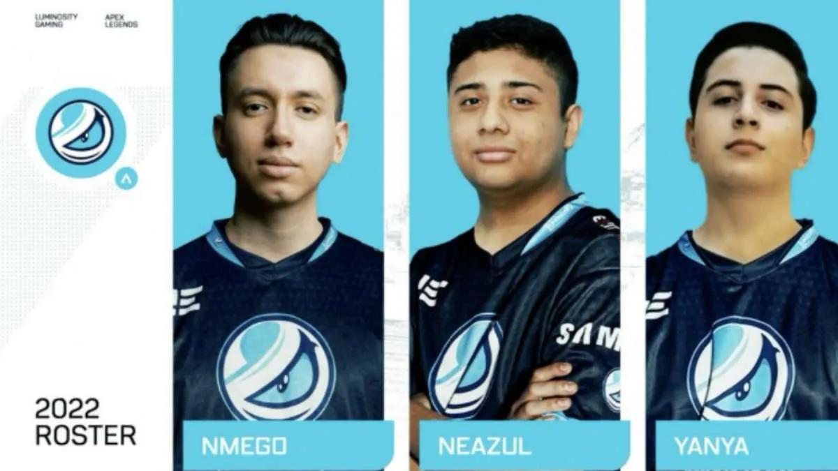 Luminosity Gaming tecknade en ny förteckning för Apex Legends