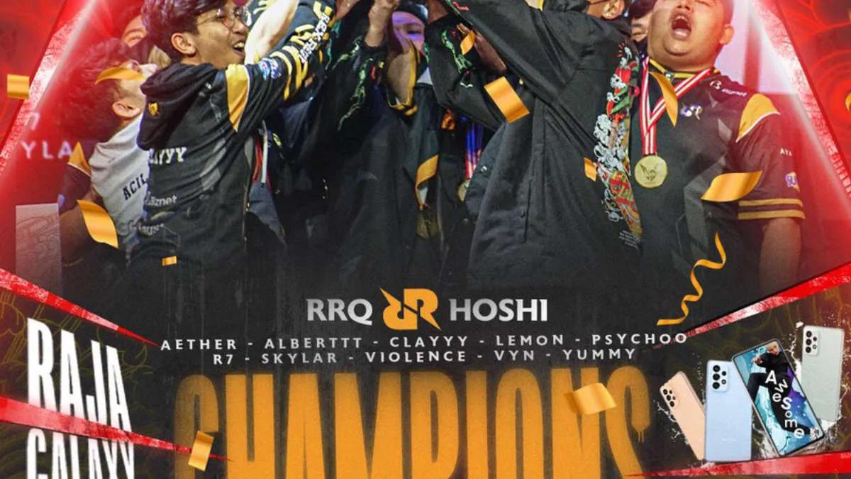 RRQ Hoshi blev mästare i MPL Indonesia Season 9 av Mobile Legends: Bang Bang