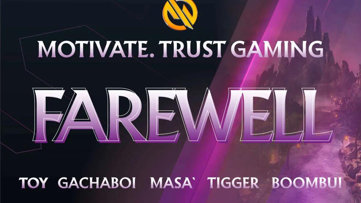 Motivate.Trust Gaming upplöste laguppställningen för Dota 2