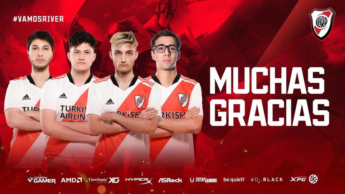 Laguppställningen River Plate Gaming lämnade flera spelare