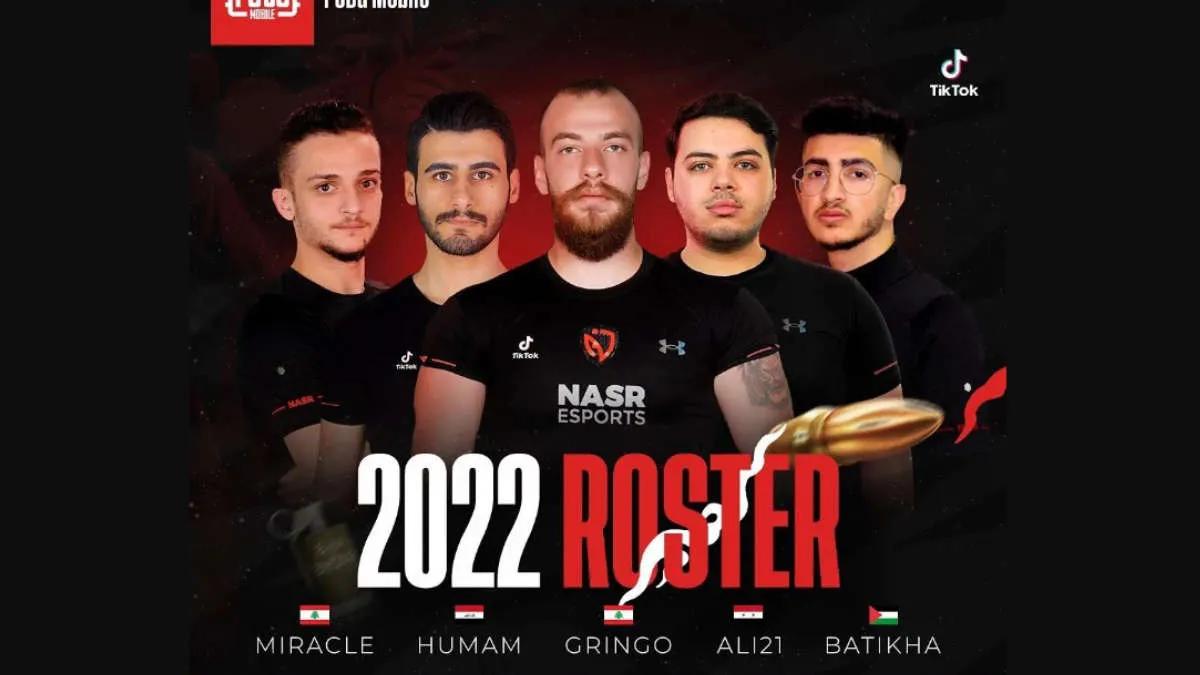 NASR Esports slutförde truppen enligt PUBG Mobile