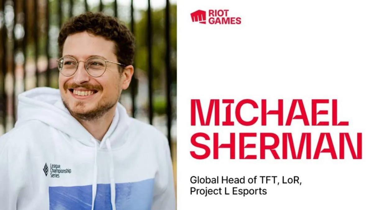 Michael Sherman är ny chef för esport på Riot Games