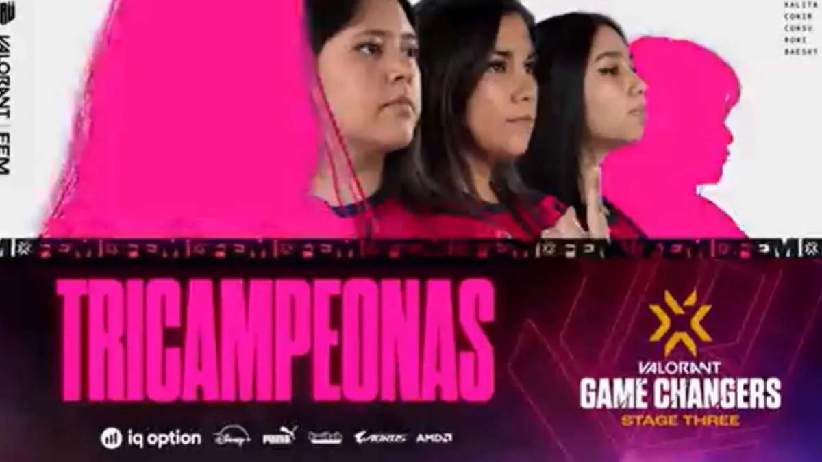 KRÜ Fem vann VALORANT Champions Tour 2022: Game Changers Latin America South Open 3