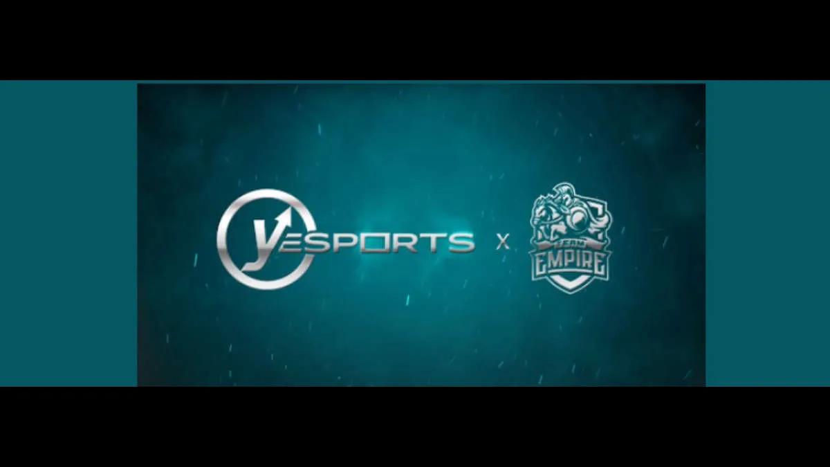 Team Empire ingick ett partnerskapsavtal med Yesports