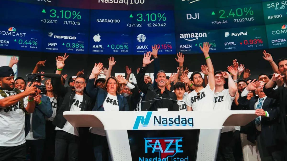 FaZe Clan är officiellt noterat på börsen NASDAQ under tickern " FAZE "