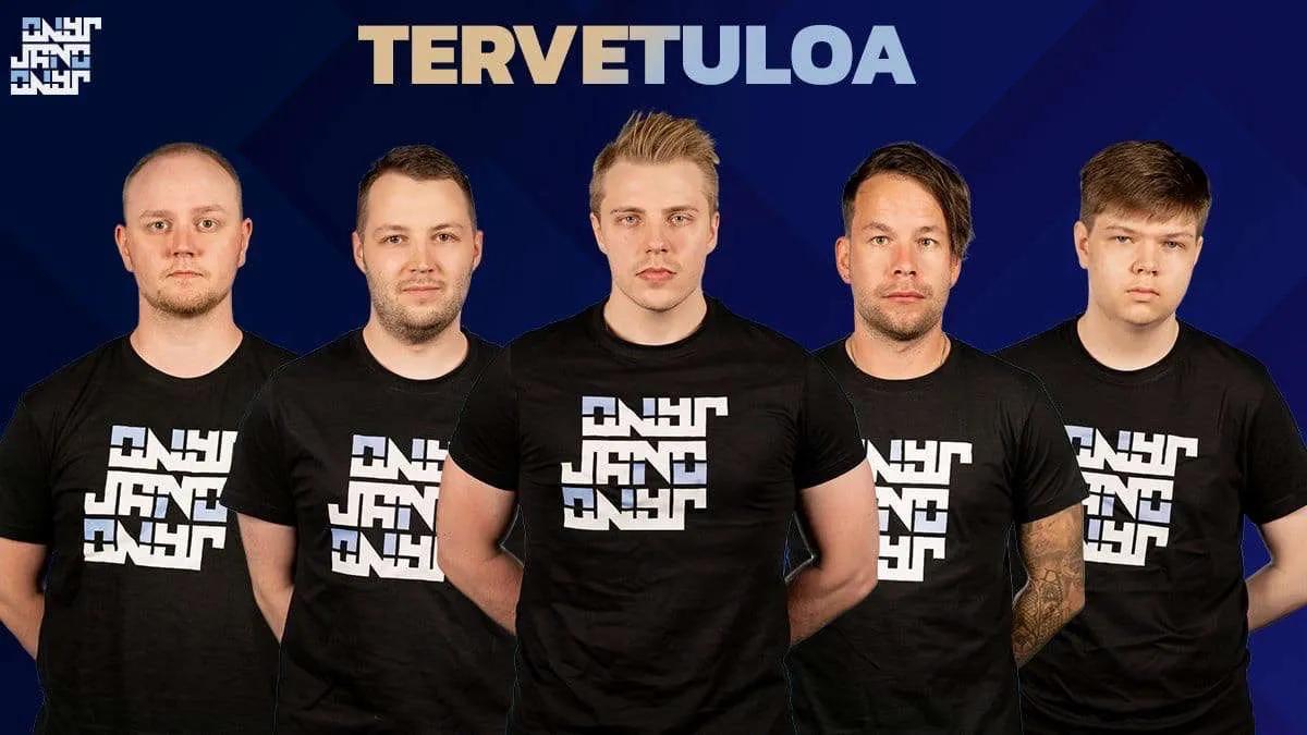 Organisationen JANO Esports signerar sammansättningen allu