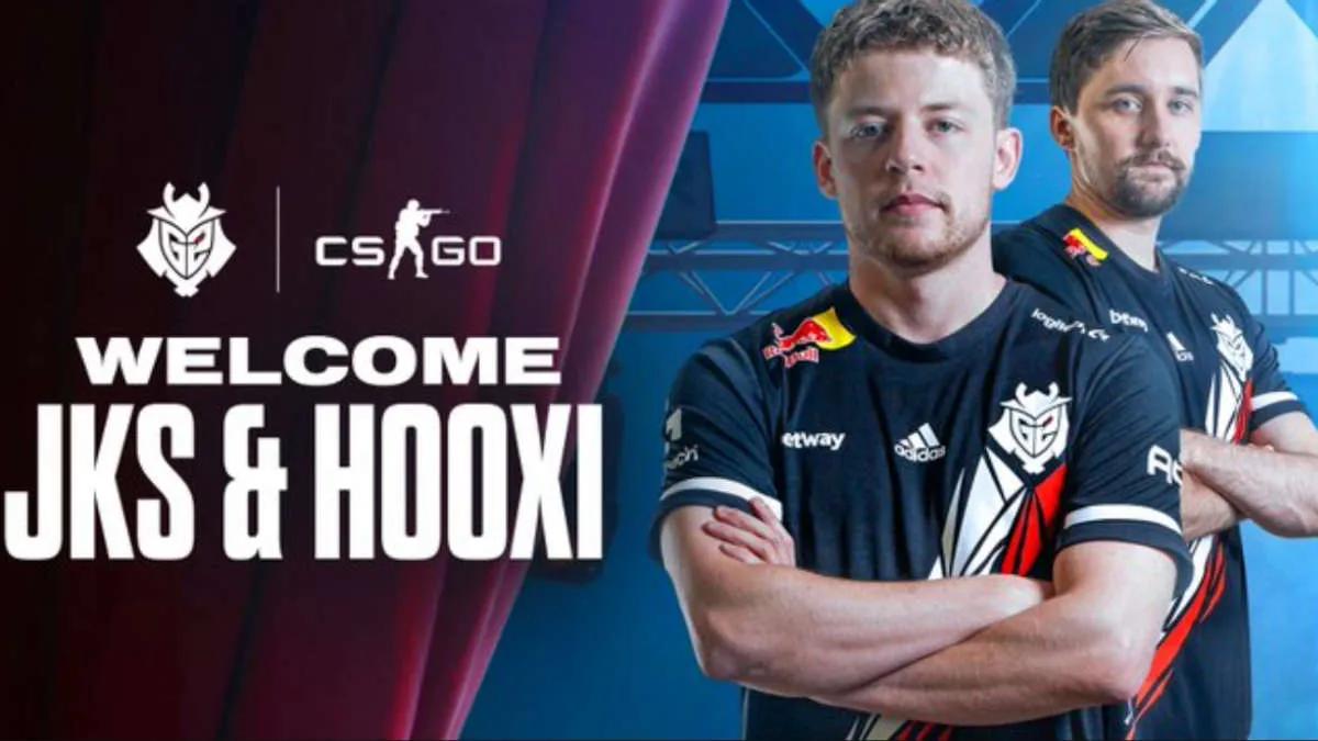 HooXi och jks gick officiellt med i G2 Esports