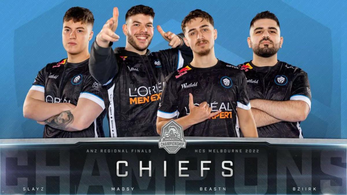 Chiefs Esports Club blev mästare Halo Championship Series 2022: Oceania Regional Championship