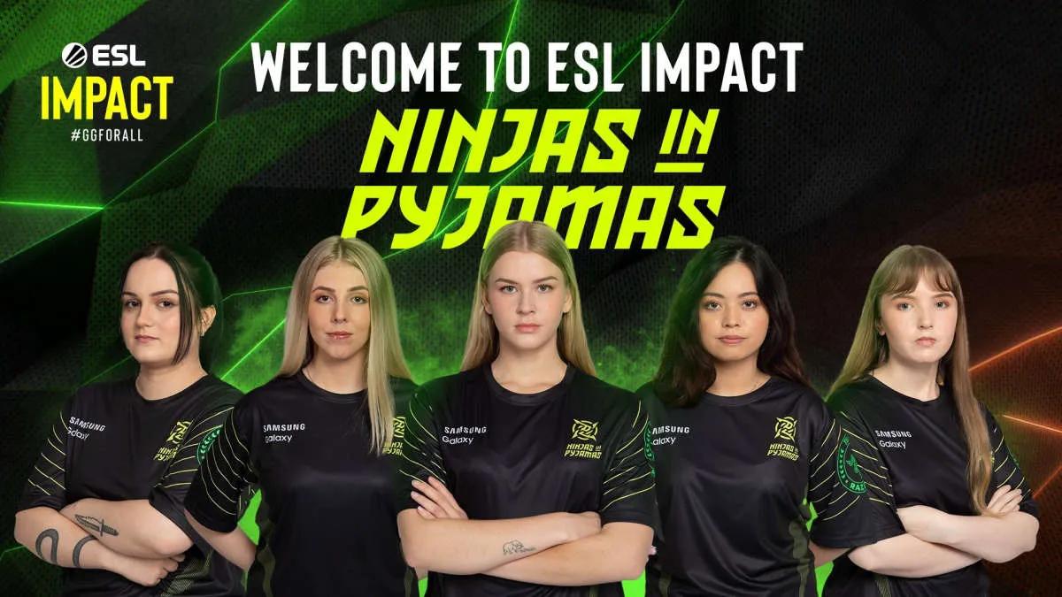 Ninjas in Pyjamas presenterade den kvinnliga CS:GO-listan