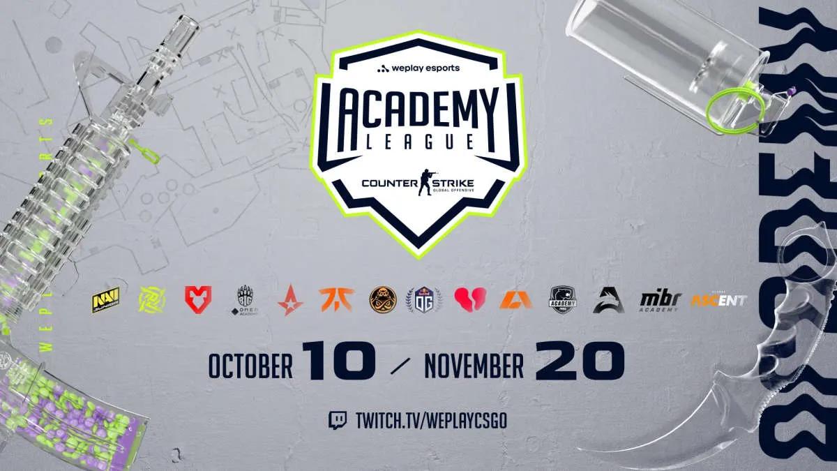 Uppgifter tillhandahålls WePlay Academy League Season 6