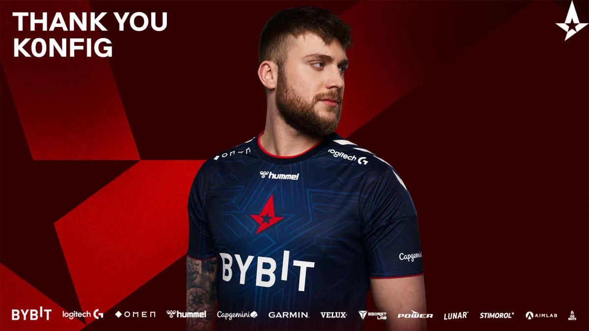 k0 nfig lämnade Astralis CS:GO-lista