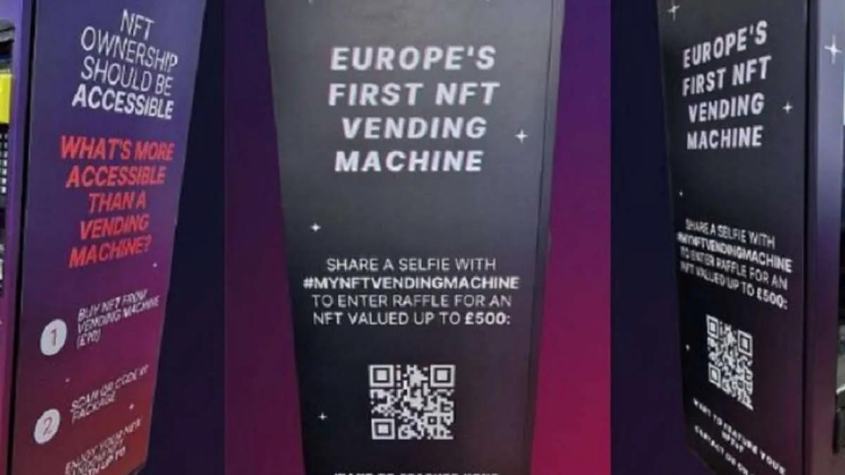 MyNFT Installera varuautomat i London NFT