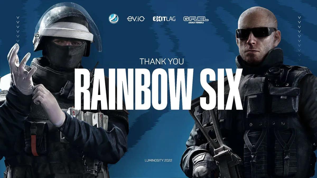 Luminosity Gaming går från scenen Rainbow Six