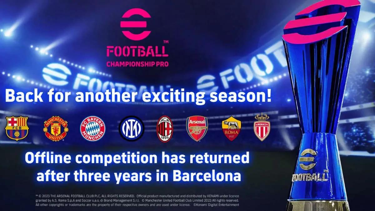 Konami organiserar sin egen Super League som en del av eFootball Championship Pro 2023