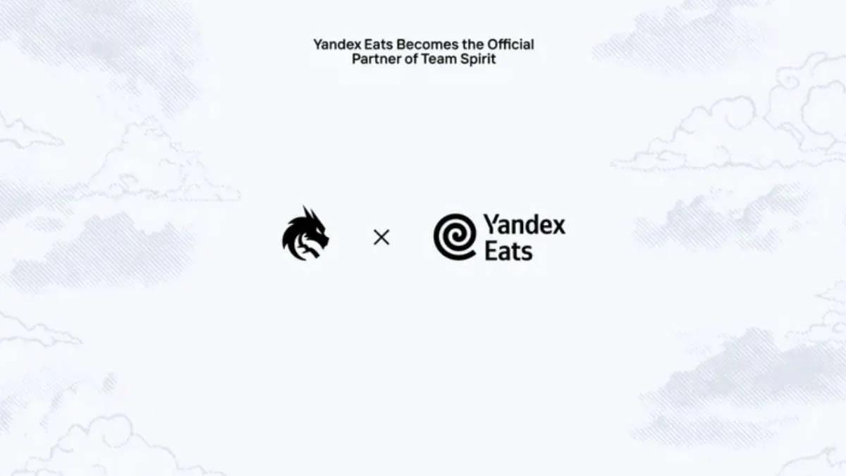 Yandex Eats blir partner Team Spirit