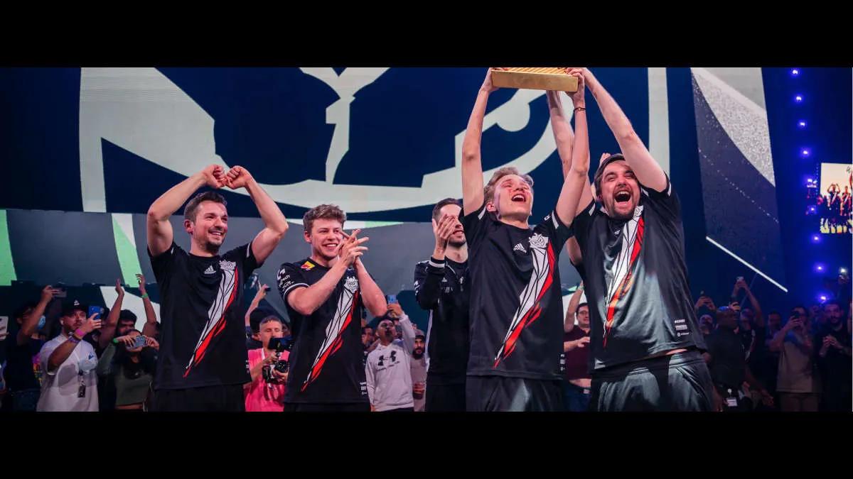 Valve uppdaterad lagranking; G2 Esports återvände till nummer ett i Europa