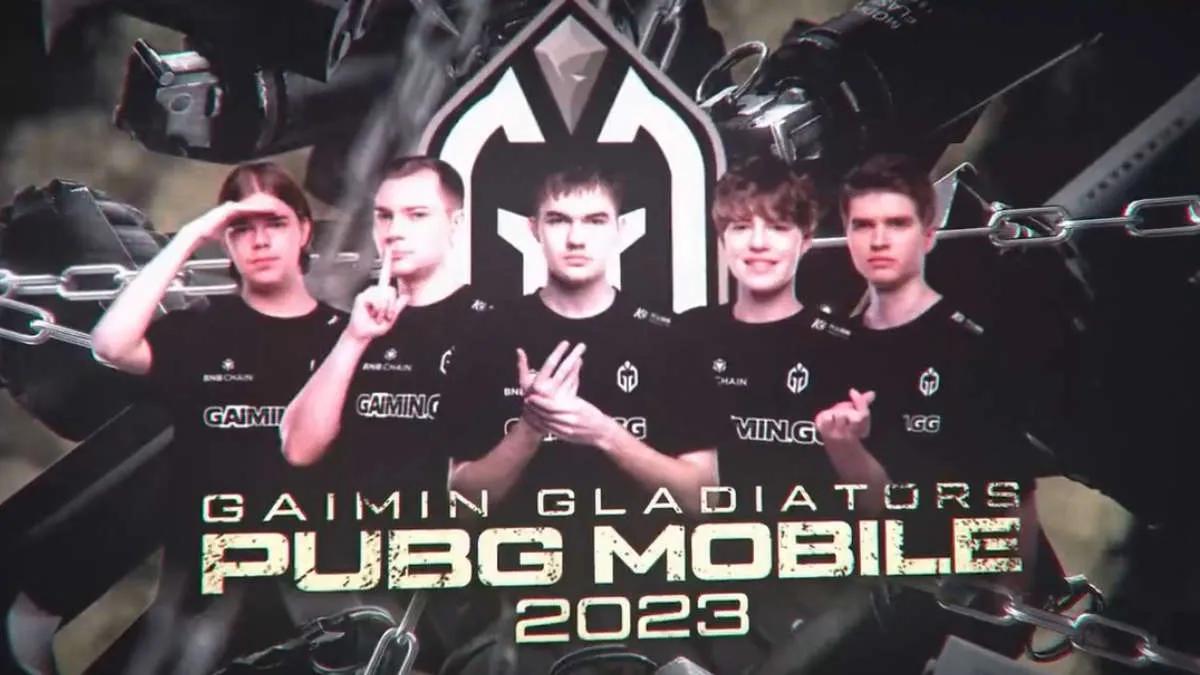 Gaimin Gladiators tecknade den tidigare line-upen av NAVI till PUBG Mobile