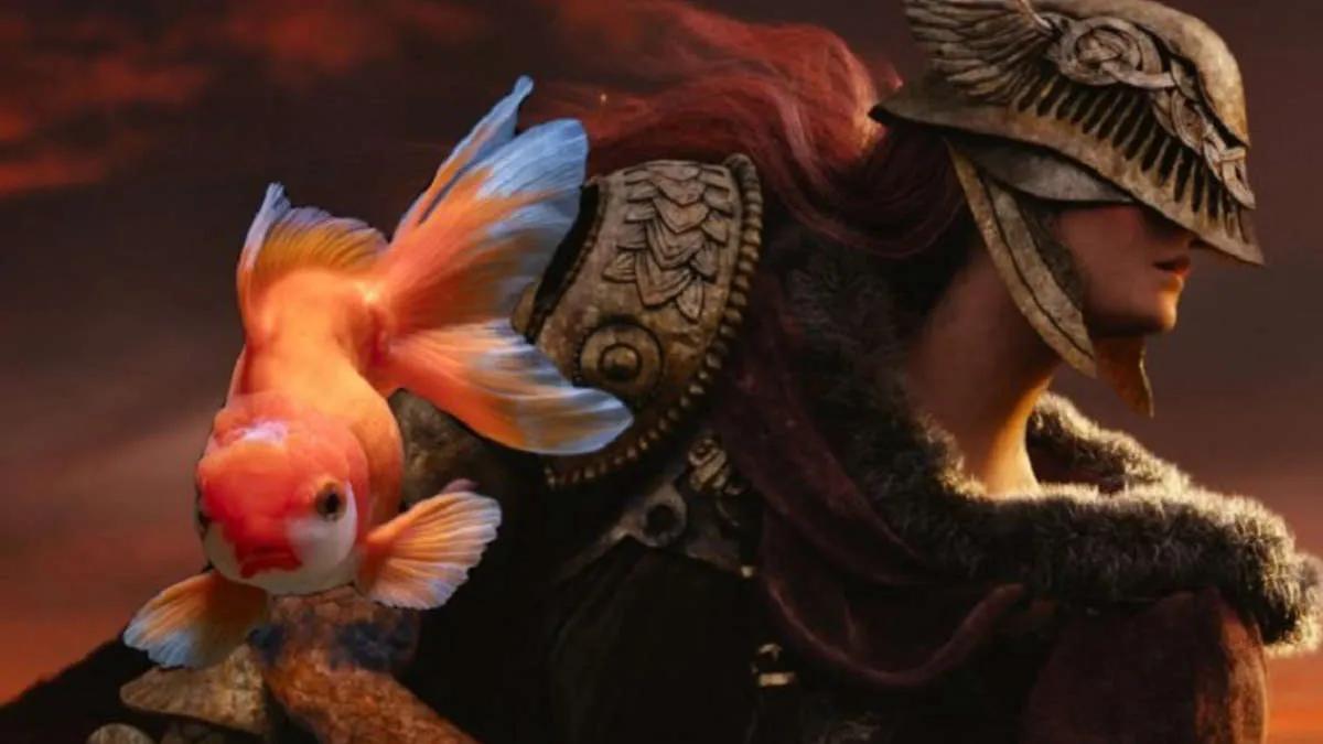 An impressive moment occurred when a goldfish managed to defeat the toughest boss in the game 'Elden Ring'