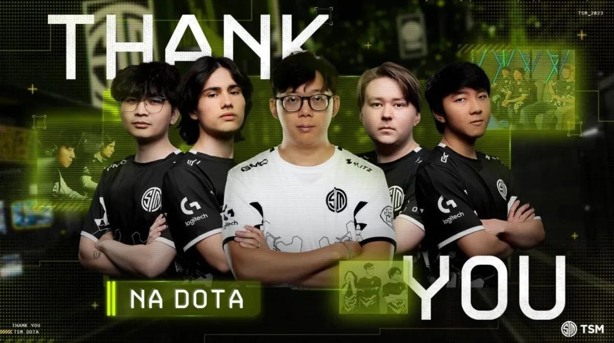 TSM has decided to part ways with its Dota 2 roster