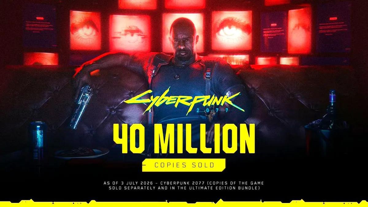 CD Projekt RED meddelade att Cyberpunk 2077 har nått ännu en milstolpe och sålt 40 miljoner exemplar världen över