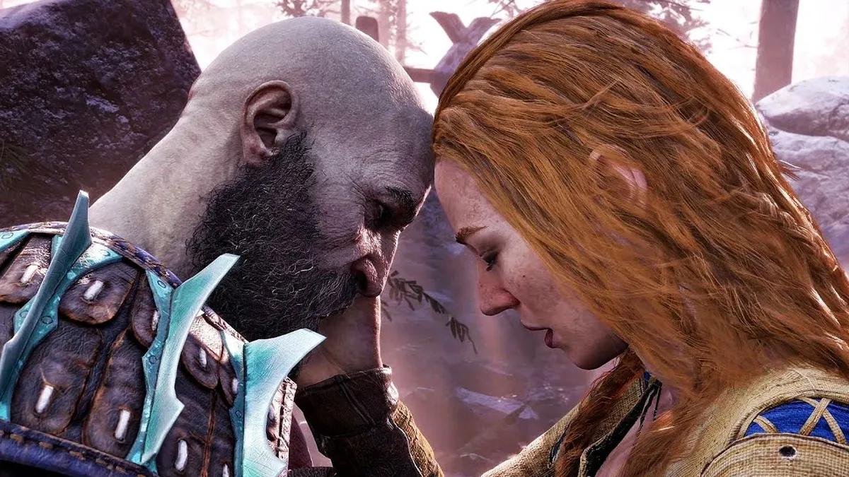 Kratos verkar befinna sig i antikens Grekland på den nya skärmdumpen av God of War, Laufey