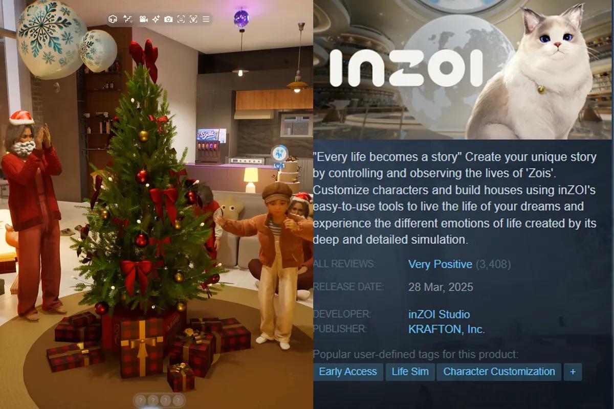 inZOI träffar tidig åtkomst med starka spelarsiffror och positiv feedback