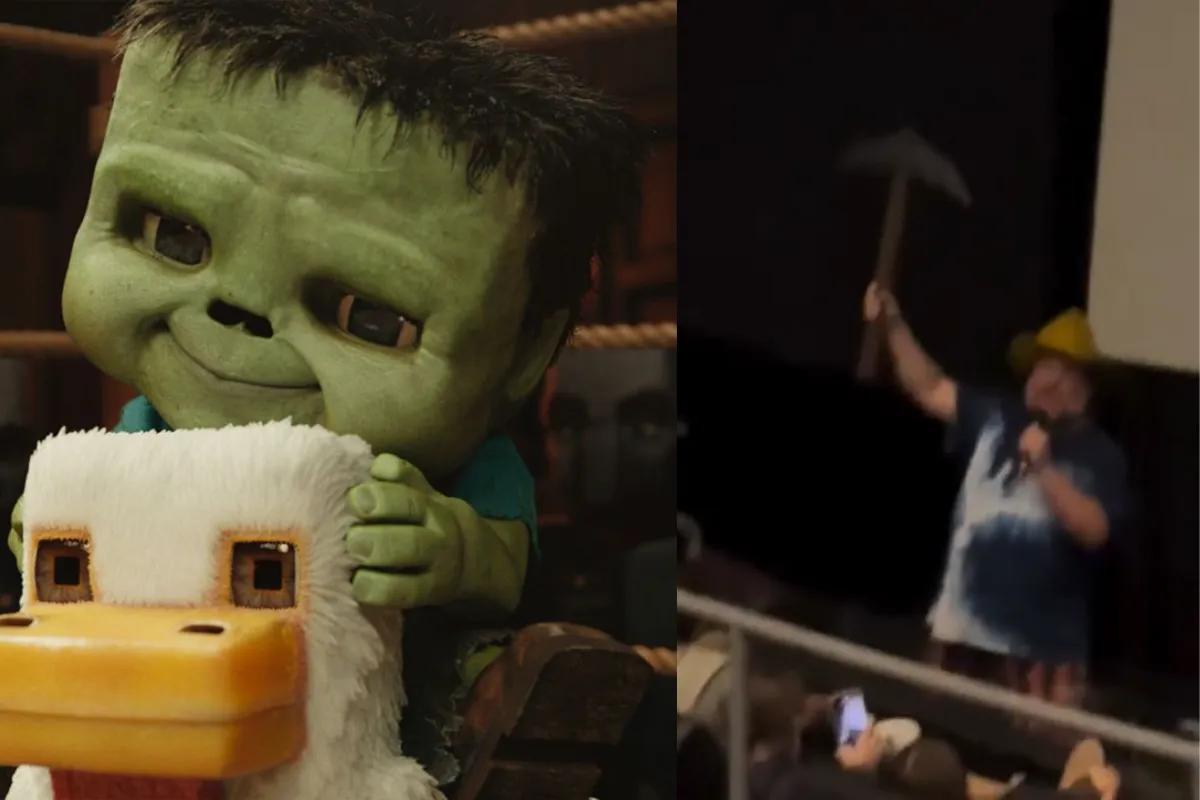 Biograferna slår ner på Minecraft Movie-kaoset efter den virala trenden med Chicken Jockey