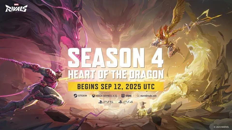 Marvel Rivals lanserar fjärde säsongen "Heart of the Dragon"