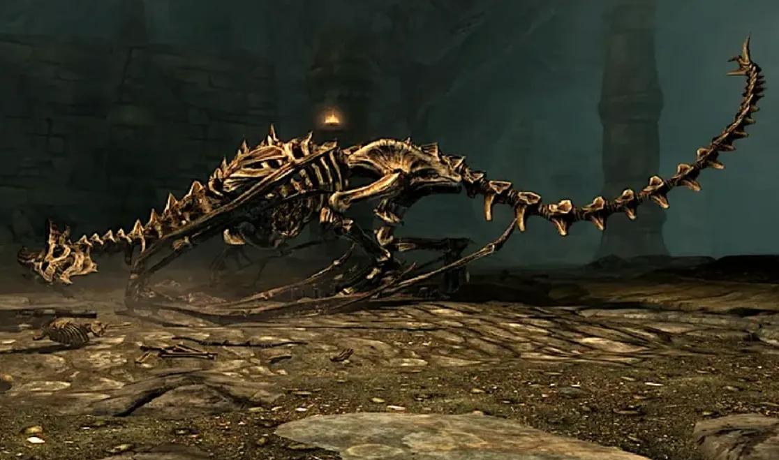 Fans spårar en Skyrim Dragon-bild inuti ett Dr. Who-avsnitt